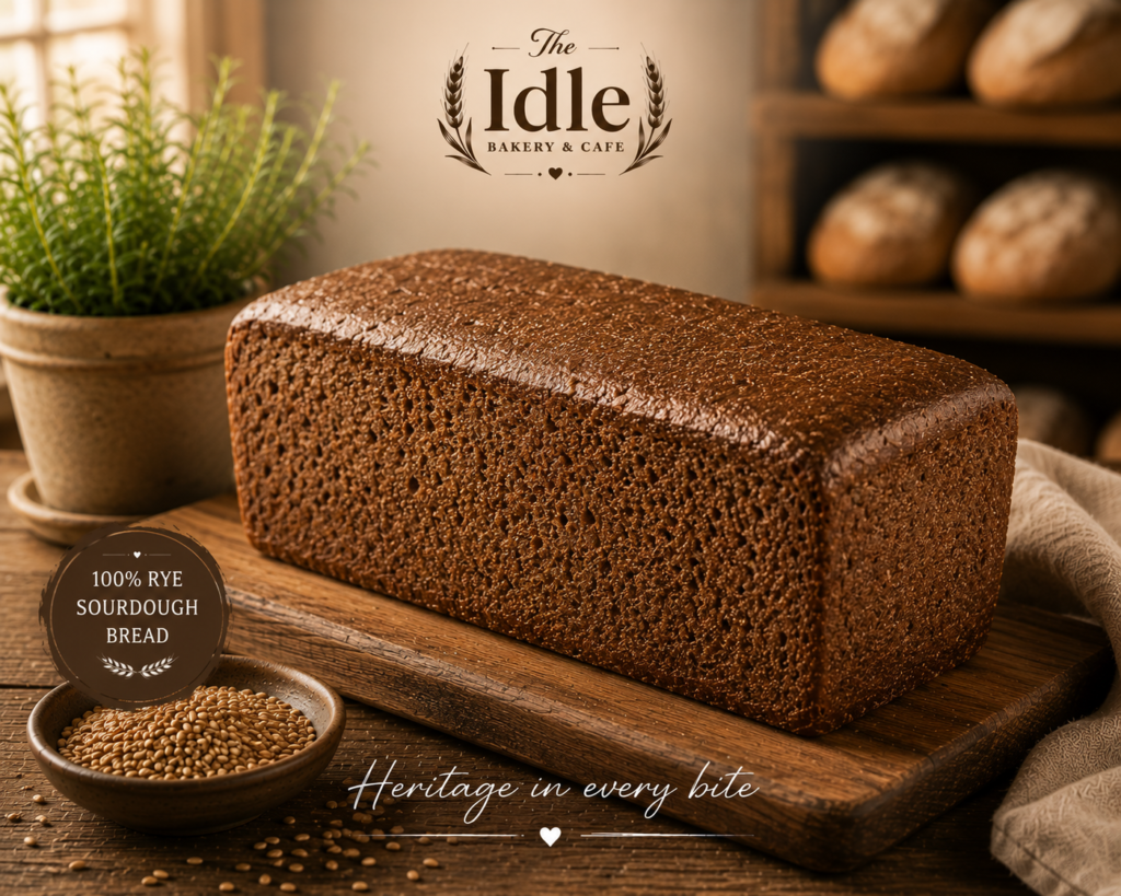 100% Rye Sourdough Bread
